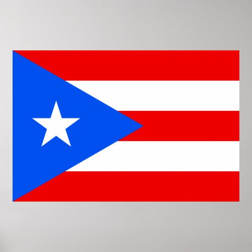 Puerto Rican Flag Puerto Rico Poster