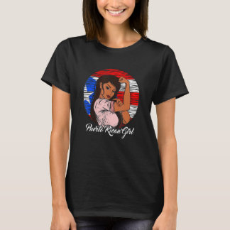 Puerto Rican Flag Puerto Rico Puerto Rican Girl T-Shirt