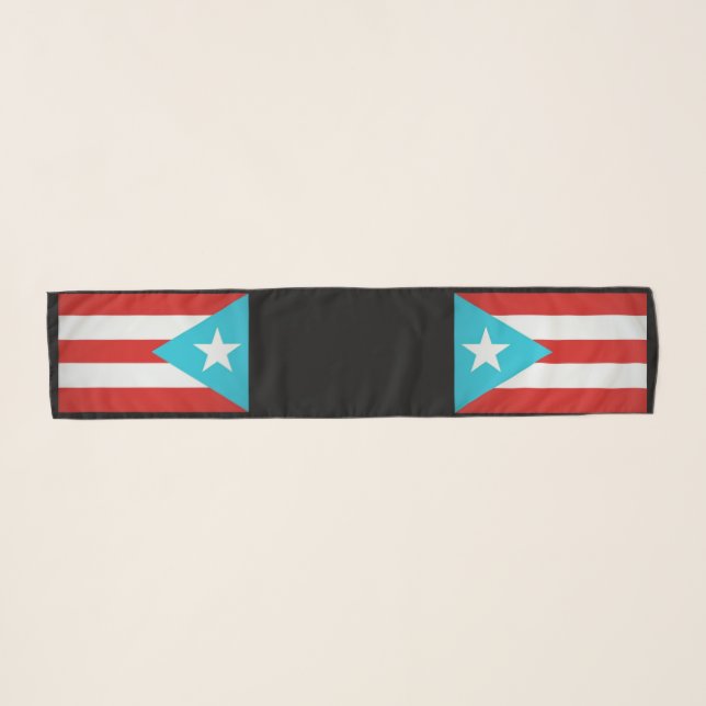 Puerto Rican Flag Scarf (Front (Horizontal))