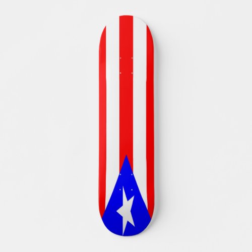 Puerto Rican Flag Skateboard