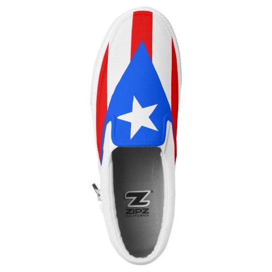 Puerto Rican Flag Slip On Sneaker Shoe Zazzle Com