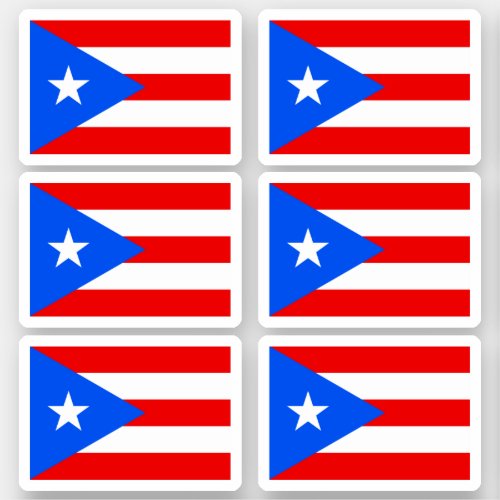 Puerto Rican flag Sticker