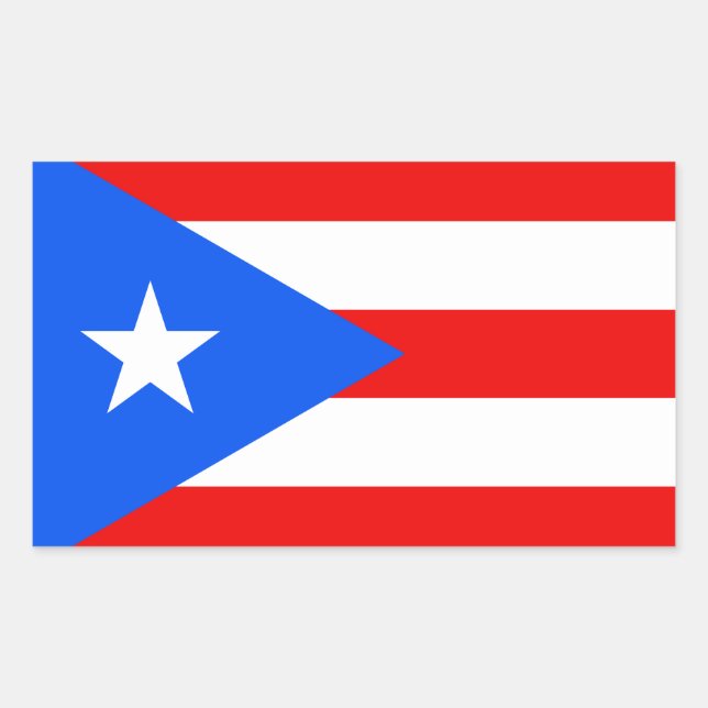 Puerto Rican flag Stickers (Front)