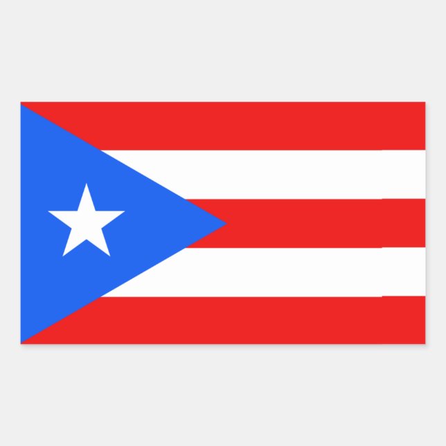 Puerto Rican Flag Stickers (Front)