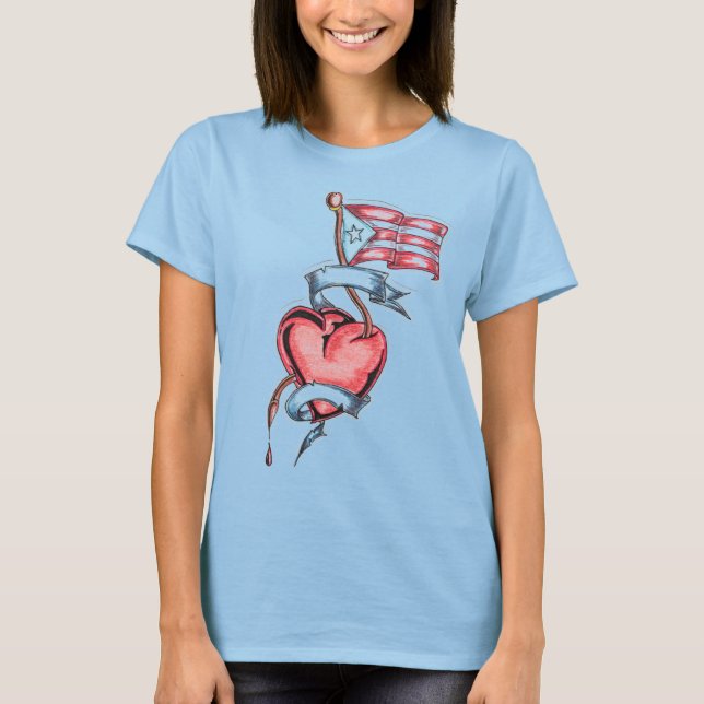 Puerto Rican Flag T-Shirt (Front)