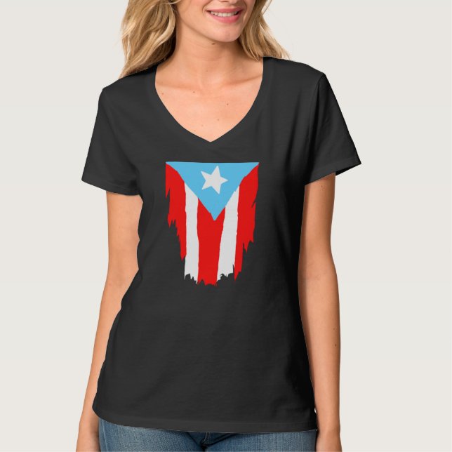 Puerto Rican flag T-Shirt (Front)