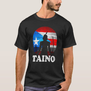 Puerto Rican Flag Taino Sun Boriken Borinquen Bori T-Shirt
