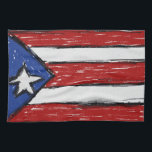 Puerto Rican Flag Towel<br><div class="desc">Puerto Rican Pride</div>