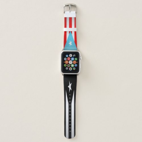 Puerto Rican Flags Apple Watch Band