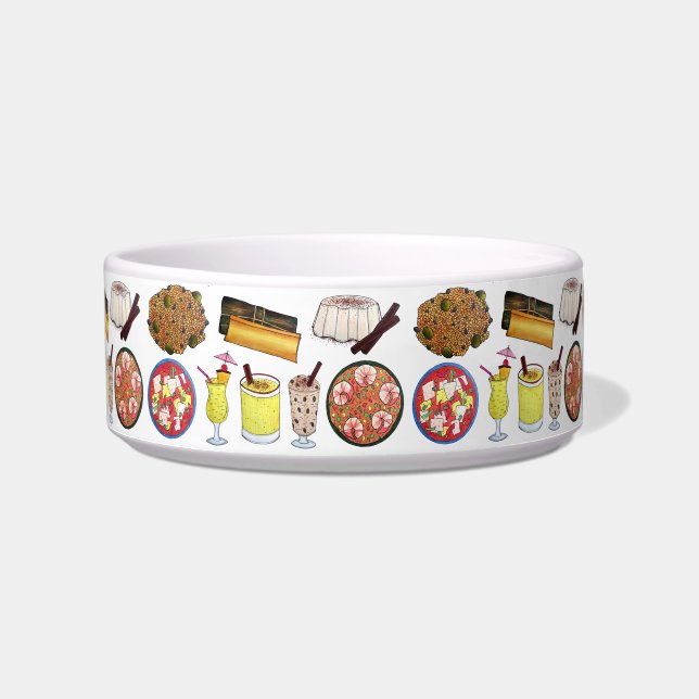 Puerto Rican Food Cuisine Love Puerto Rico Foodie Bowl (Front)
