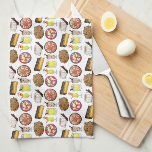 Puerto Rican Food Cuisine Love Puerto Rico Foodie Kitchen Towel