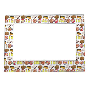 Puerto Rican Food Cuisine Love Puerto Rico Foodie Magnetic Frame