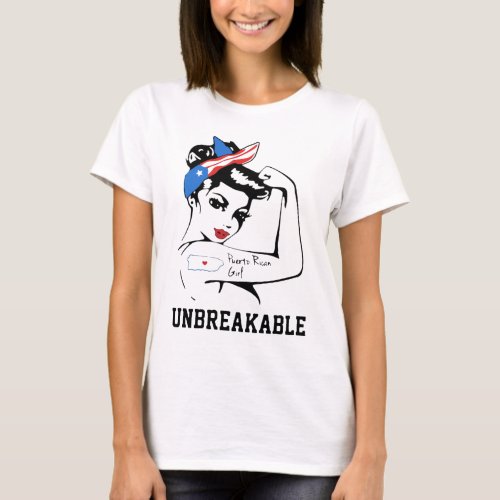 Puerto Rican Girl Unbreakable T_Shirt