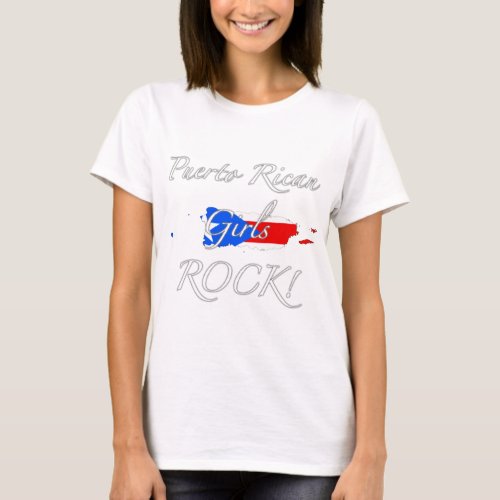 Puerto Rican Girls Rock T_Shirt