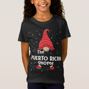 Puerto Rican Gnome Family Matching Christmas Funny T-Shirt