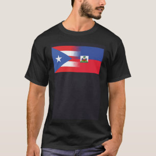 Puerto Rican Haitian Flag Puerto Rico Haiti T-Shirt