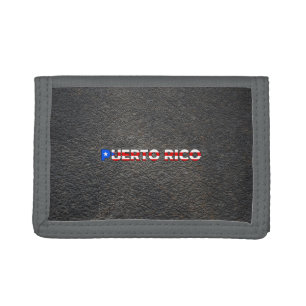 Puerto Rican name and flag Trifold Wallet