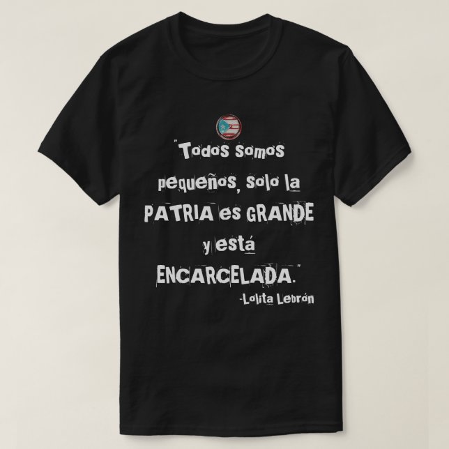 Puerto Rican Phrases T-Shirt (Design Front)