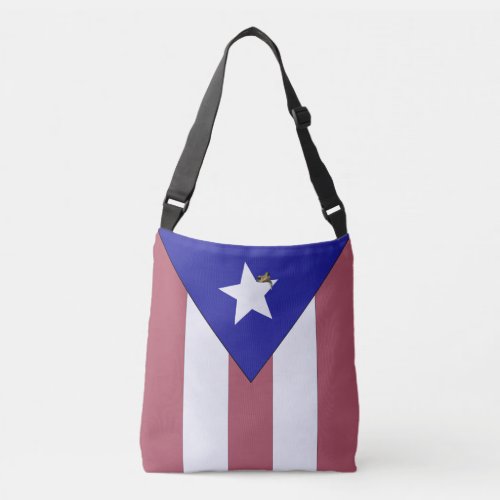 Puerto Rican Pride Crossbody Bag