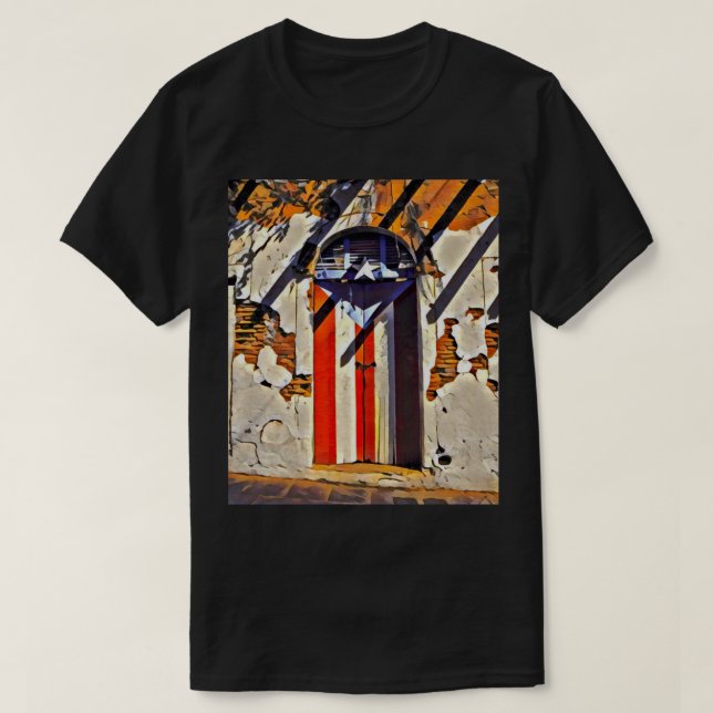 Puerto Rican pride flag T-Shirt (Design Front)