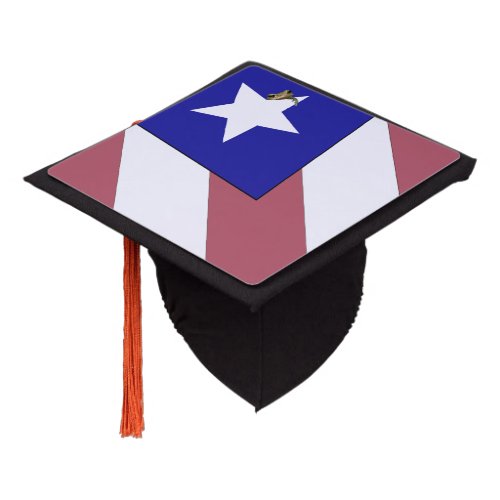 Puerto Rican Pride Graduation Cap Topper
