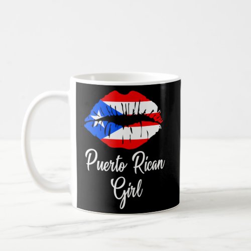 Puerto Rican Pride Puerto Rico Boricua Lips Coffee Mug