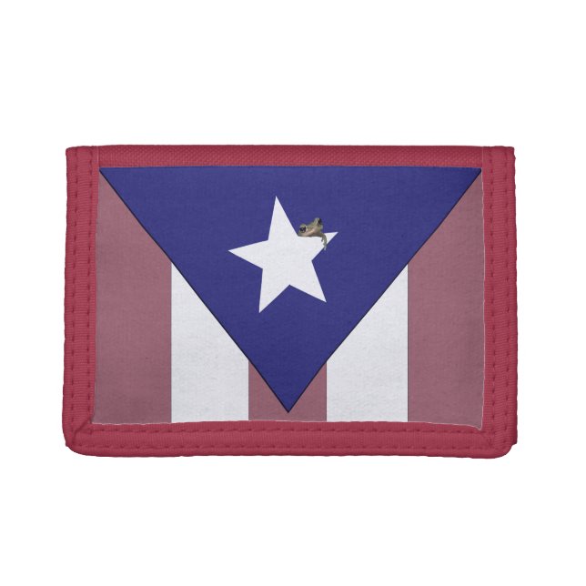 Puerto Rican Pride Trifold Wallet (Front)
