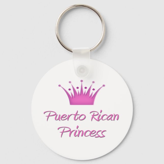 Puerto Rican Princess Keychain (Front)