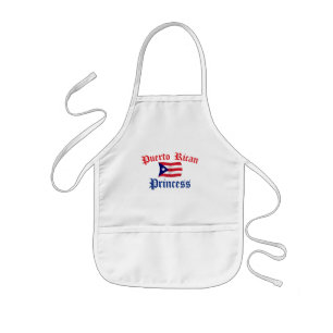 Puerto Rican Princess Kids' Apron