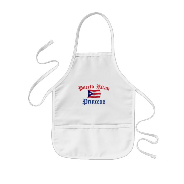 Puerto Rican Princess Kids' Apron (Front)