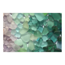 Puerto Rican Sea Glass Poster