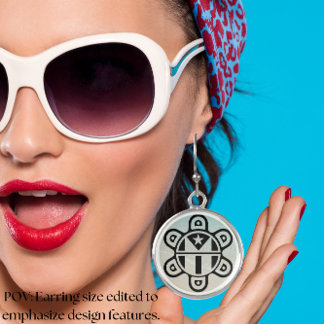 Puerto Rican Taino Sun Earrings