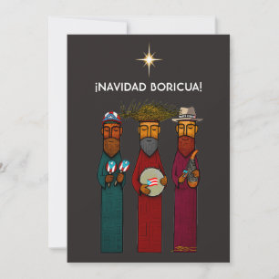 Puerto Rican Three Kings with Musical Parranda Invitation