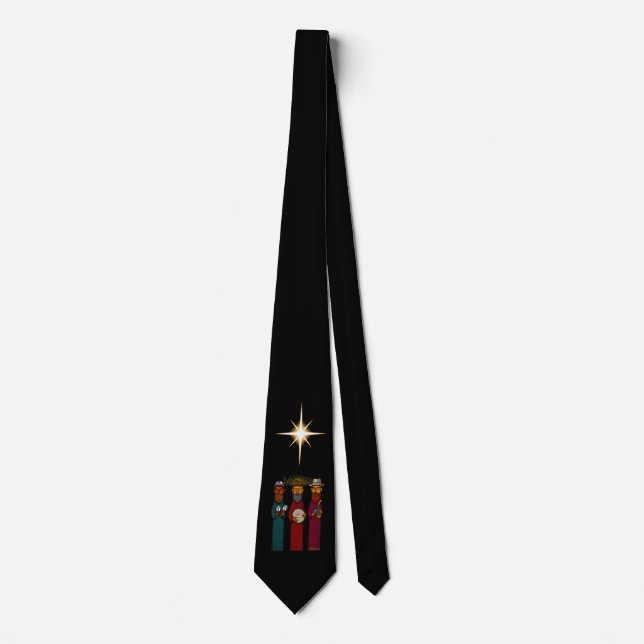 Puerto Rican Three Wise Men – Parranda Neck Tie (Front)