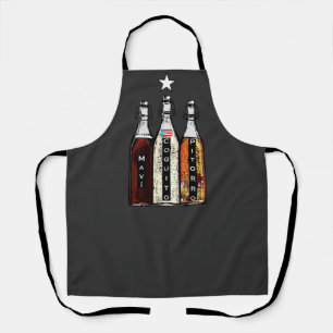 Puerto Rican Traditional Drinks 100% Boricua Apron