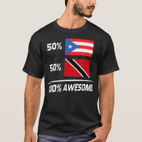 Puerto Rican Trinidadian Flag Puerto Rico Trinidad T_Shirt