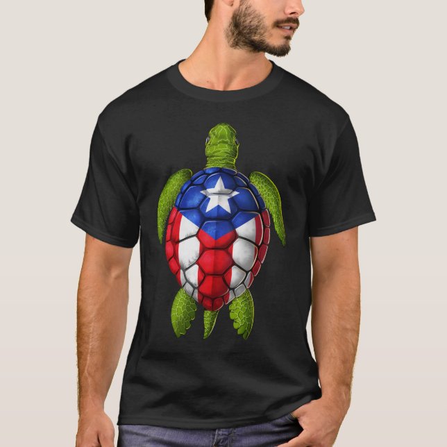 Puerto Rican Turtle T-Shirt (Front)