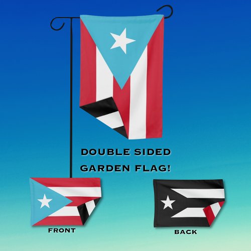 Puerto Rican Weatherproof Double Sided Garden Flag