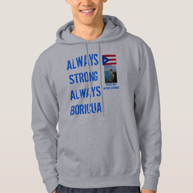 puerto-rico-01[2], puerto_rico_flag[1], PUERTO ... Hoodie (Front)