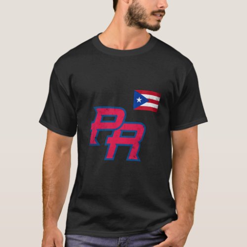 Puerto Rico 2023 Baseball Flag Pride Red Boricua P T_Shirt