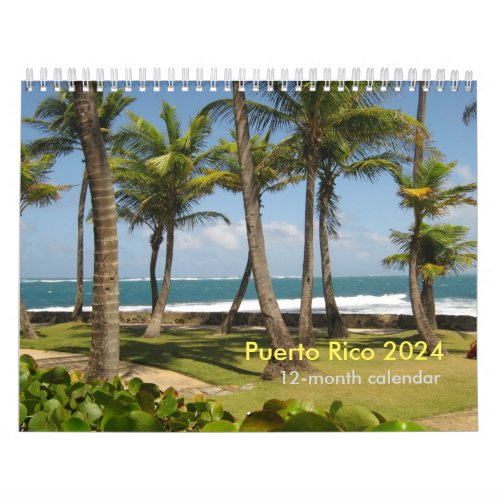 Puerto Rico 2024 12_months calendar