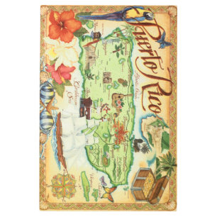 Puerto Rico 24x36 Metal Wall Art