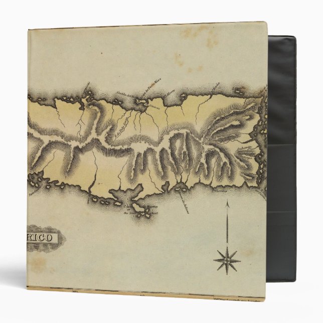 Puerto Rico 3 Ring Binder (Front/Inside)