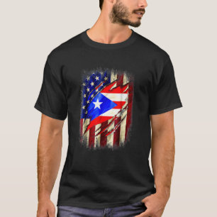Puerto Rico american flag T-Shirt