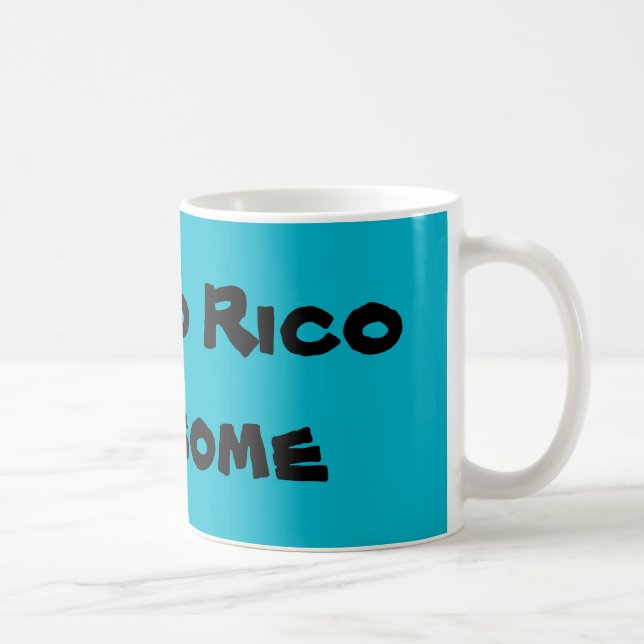 Puerto Rico Awesome Quote Coffee Mug (Right)