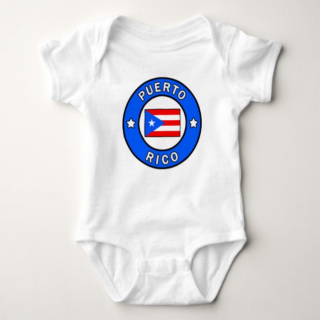 Puerto Rico Baby Bodysuit (Front)