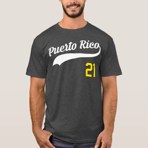 Puerto Rico Baseball 21  for Santurce Baseball Fan T_Shirt