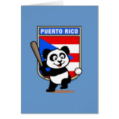 Puerto Rico Baseball Panda (Front)