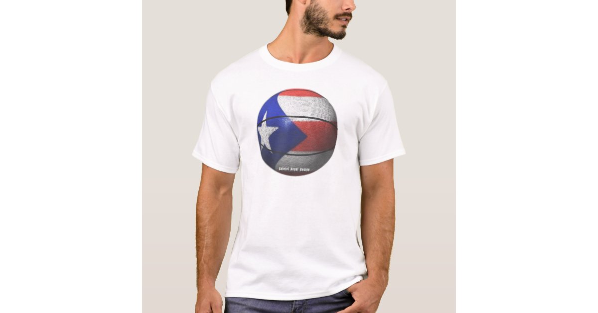 Puerto Rico Basketball T Shirt Zazzle Com