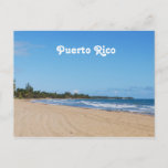 Puerto Rico Beach Postcard